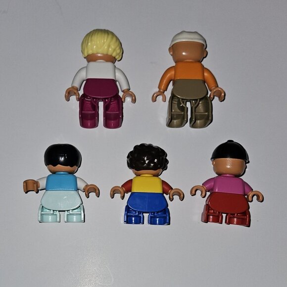 11 Lego Duplo Figures Mixed Lot Woman Man Boy Girl Children Family - Picture 9 of 10